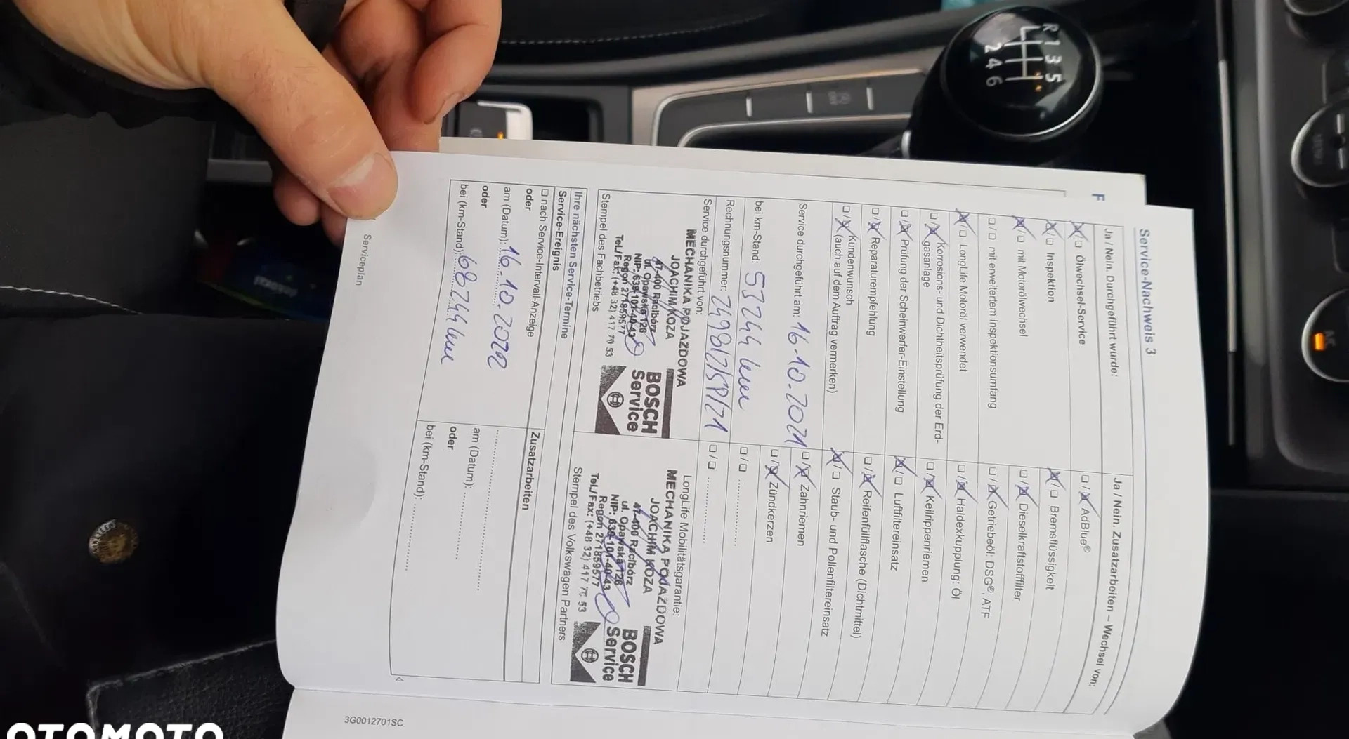 Volkswagen Golf cena 56999 przebieg: 60000, rok produkcji 2016 z Nowe Miasto Lubawskie małe 742